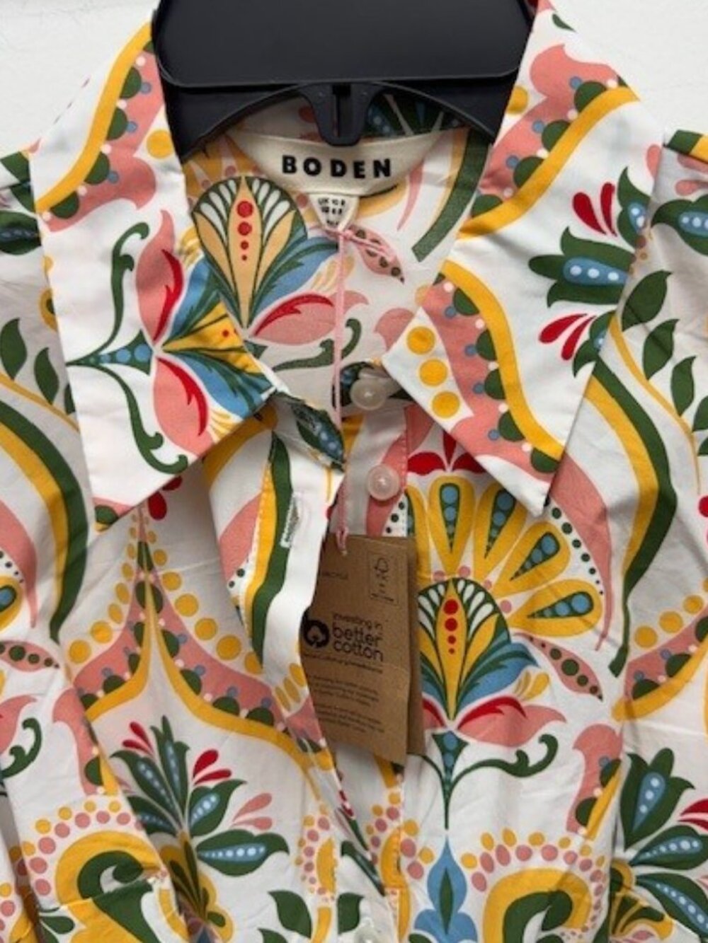 BODEN Clara Cotton Shirt Dress, Size 6 | NWT - Picture 6 of 12